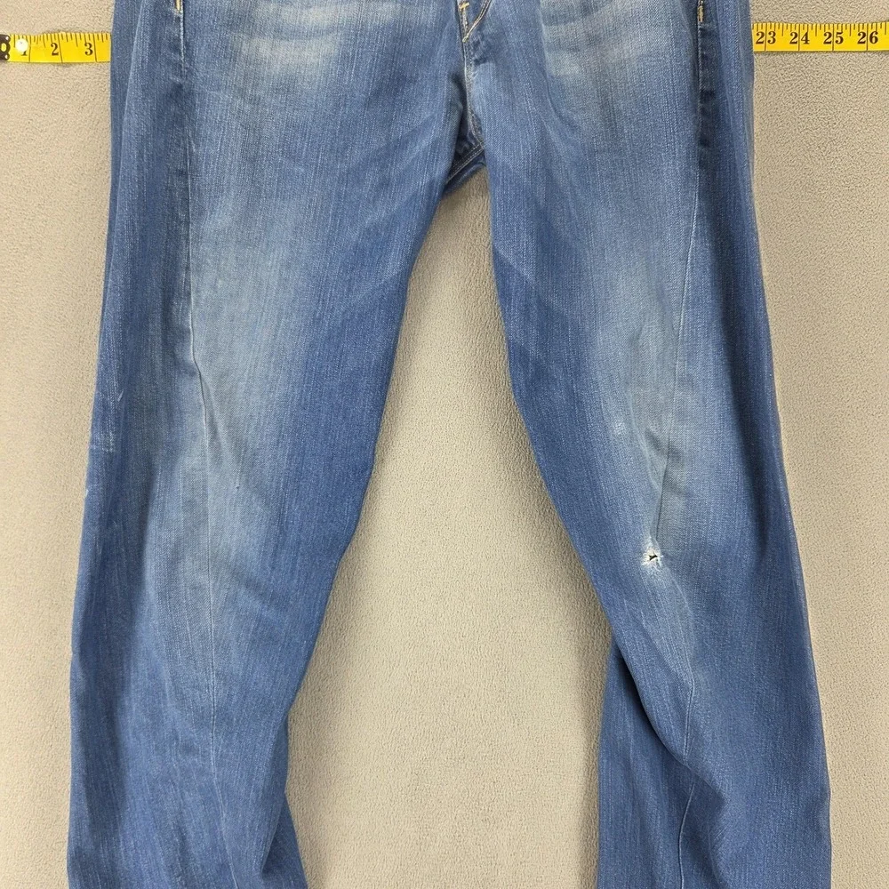 Vintage Levis Engineered Jeans Mens 33x34 Blue Medium Wash Twisted Button Fly